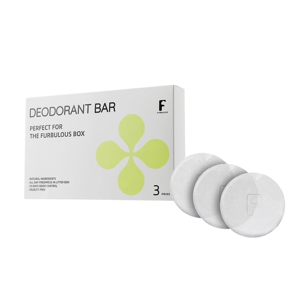 Barra desodorante Furbulous, 3 piezas, eliminación de olores