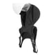 thumbnail image 4 of Visera Deportiva De Cara Completa, Máscara Facial Con Capucha Transparente, Sombrero, Protección UV Para Hombres Y Mujeres, Negro, 4 of 5