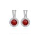 thumbnail image 1 of Aretes de Moissanita para Mujer 1cttw Color D Claridad VVS1 Aretes Colgantes de Diamante Aretes de Boda de Plata Esterlina para Novias Dama de Honor con Certificado, 1 of 9