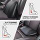 thumbnail image 5 of Almohada de soporte lumbar Aerovia de espuma viscoelástica negra, 5 of 9
