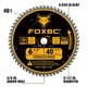 thumbnail image 3 of Disco sierra circular FOXBC 165 mm 40T y 60T, 2 hojas, 3 of 3