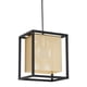 thumbnail image 3 of Lámpara de techo Zuo Yves, dorada y negra, cableada, incandescente, 3 of 9