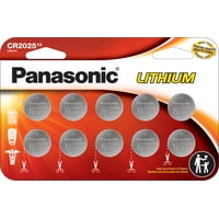 Pilas Tipo Moneda Panasonic Cr2025 De 3,0 V, 10 Unidades