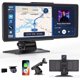 thumbnail image 1 of Fahren Pantalla Portátil de 9\" Apple CarPlay para Auto con Cámara Dash 2K y Cámara de Respaldo 1080P para Todos los Vehículos, Pantalla CarPlay Inalámbrica Android con Mirror Link/Bluetooth/AUX, 1 of 8
