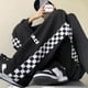 thumbnail image 4 of Pantalones deportivos largos, holgados, anchos, rectos, de moda, informales, para hombre, 4 of 5