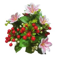 Genérico - Set 2 Ramo Artificial Mixto Armonía Floral Silvestre Jhn