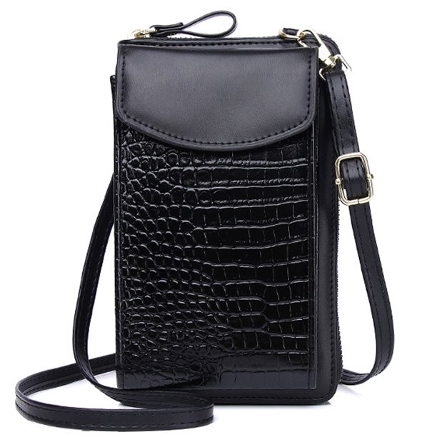 Bolso bandolera pequeño para teléfono, cartera para celular para viajes y compras