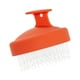 thumbnail image 3 of Cepillo Para El Cuero Cabelludo Para Mujeres Y Hombres, Peine De Ducha Floriado Para Todo Tipo De Cabello Mojado, Naranja, 3 of 5