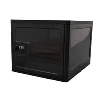 Bothyi - Caja De Bloqueo, Contenedor De Almacenamiento Resistente, Caja De Bloqueo Para Teléfono Y Tableta, Para Aperitivos, Electrónico, Negro