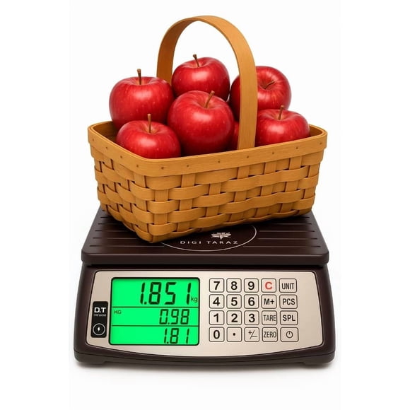 Balanza digital DIGI TARAZ 30 kg/1 g recargable e impermeable