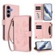 thumbnail image 1 of Funda Cartera Mariposa para [Samsung Galaxy S24] con Soporte y Cremallera Rosa, 1 of 6