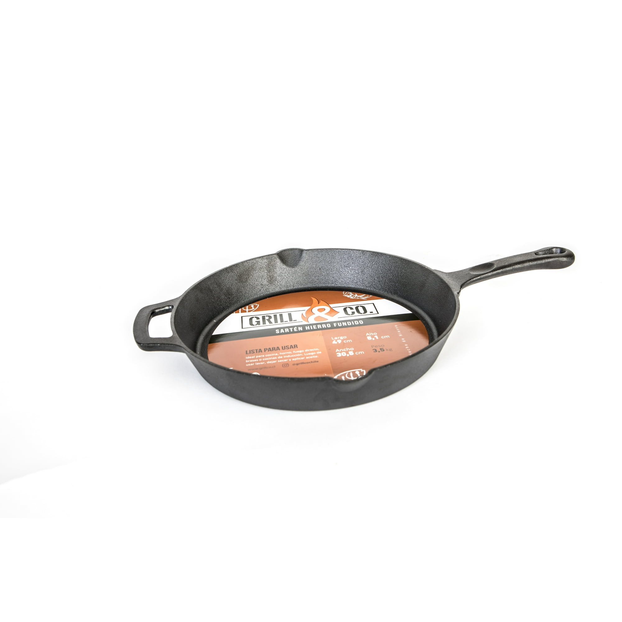 Sartén Hierro Fundido Grill & Co 30,5 Cm