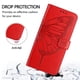thumbnail image 4 of Funda Cartera Mariposa Para Samsung Galaxy S26 Pro Con Soporte Y Ranuras Para Tarjetas Rojo, 4 of 6