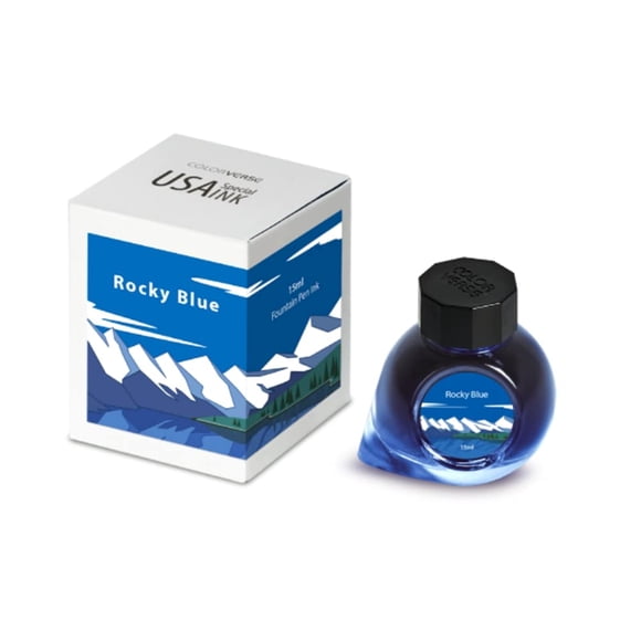 Tinta para Pluma Fuente Colorverse Colorado Rocky Blue 15 ml