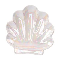 Magideal - Plato De Joyería De Concha, Baratija Creativa, Bandeja Decorativa Bonita Para Joyería, Organizador De Joyas Para Llaves, Pulseras, Mesita De Noche Y B