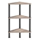 thumbnail image 1 of Soporte de esquina HOOBRO Industrial de 3 niveles, color gris/negro, 1 of 7