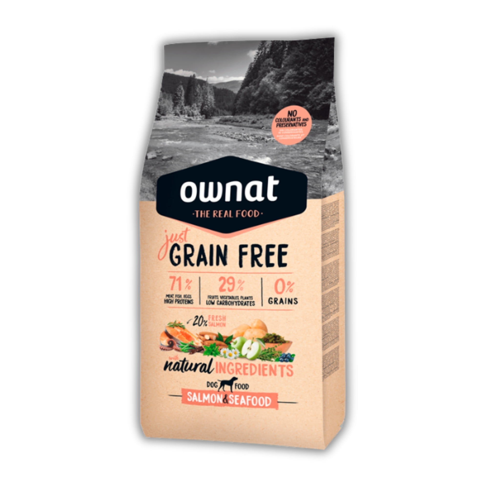 Alimento para Perro Grain Free Salmon y Mariscos 14 Kg