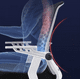 thumbnail image 2 of Silla de escritorio Crusec ergonómica con tapizado de mesh negra, 2 of 3