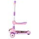thumbnail image 4 of Monopatín  Scooter Plegable infantil 2 en 1 Luces Led Rosado, 4 of 5