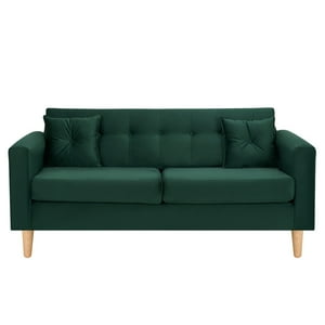 Bodevir - Sofa New Retro 3C Felpa 05 Verde Botella