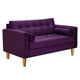thumbnail image 2 of Sofa Retro 2C Felpa 04 Morado, 2 of 6