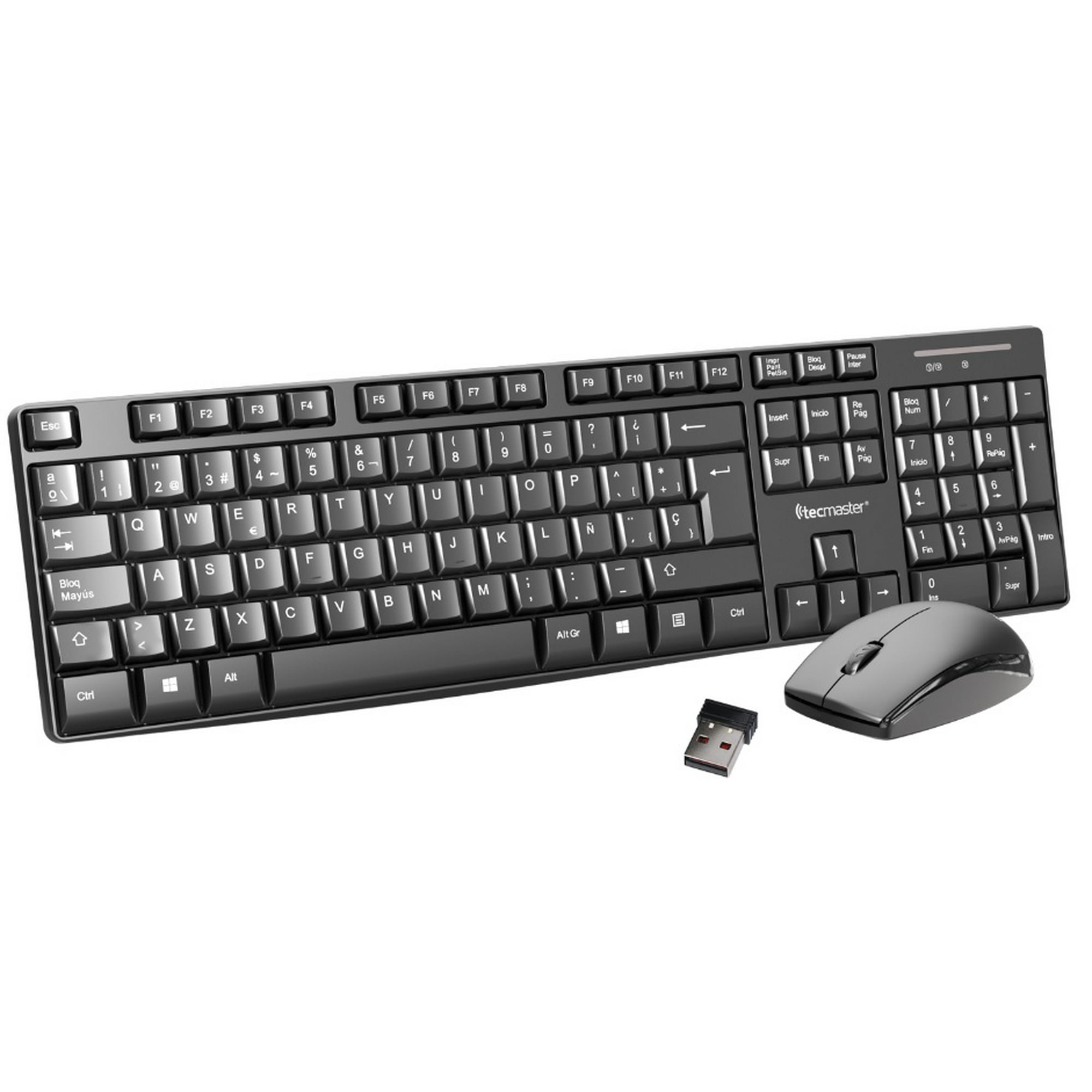 Combo Teclado Y Mouse Inalambrico Tecmaster