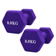 thumbnail image 1 of Par Mancuernas Hexagonales Neopreno 8 Kg c/u (Total 16 Kg), 1 of 3