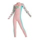 thumbnail image 3 of Traje Térmico Completo Traje De Baño De Buceo Piragüismo Aeróbic Acuático Niños Trajes De Neopreno Rosa M, 3 of 5