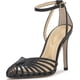 thumbnail image 1 of Zapato de tacón Jessica Simpson Paveri con tiras enjaulado negro 7, 1 of 7