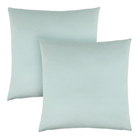 Pillow Monarch Specialties 9341 Square 18x18, juego de 2 unidades, color azul
