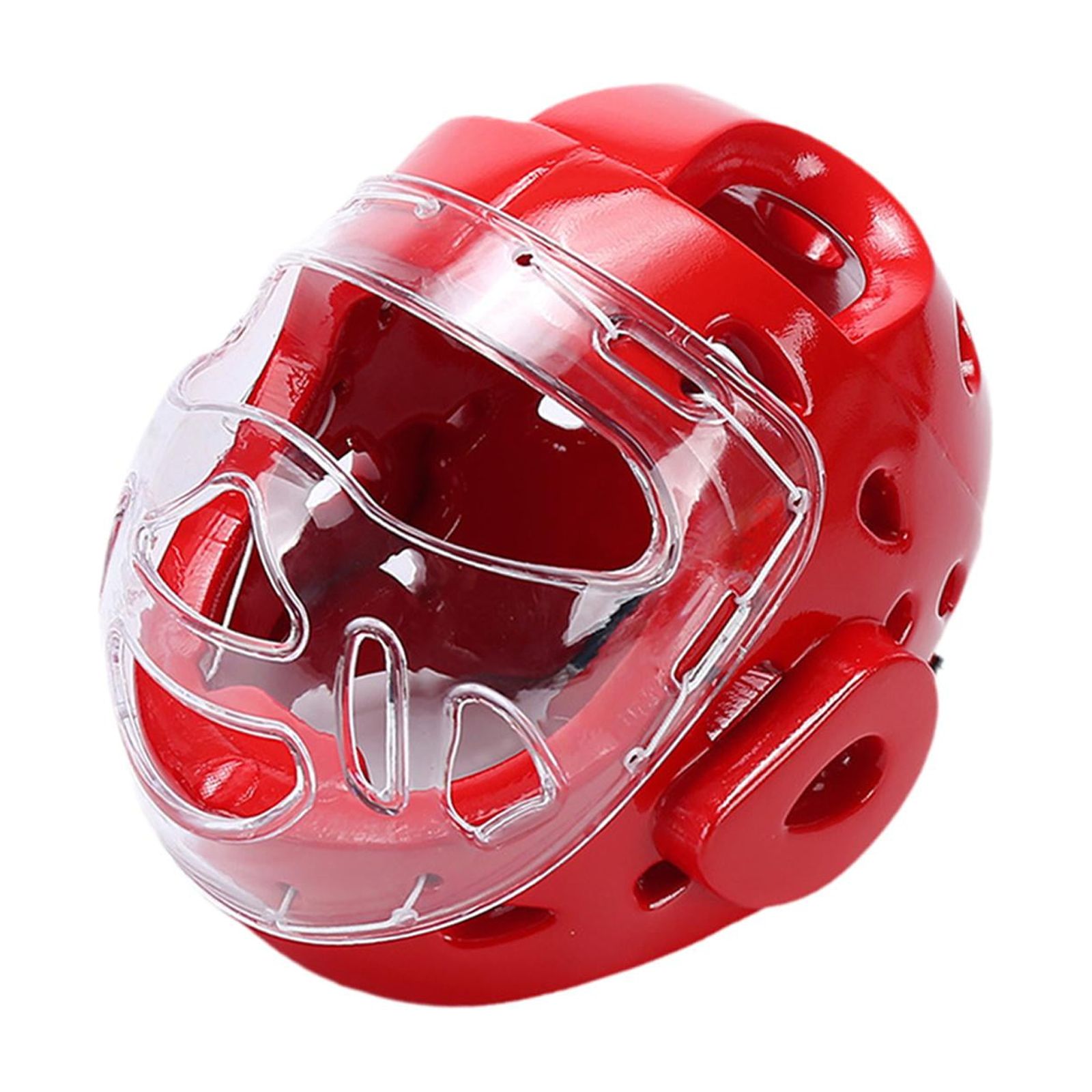Ioensy - Casco De Karate, Casco Práctico De Taekwondo Para Kickboxing, Grappling Y Karate, Talla S, Rojo