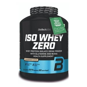 Biotechusa Iso Whey Zero Whey Protein Isolate 5 Lbs Coookies