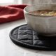 thumbnail image 2 of REGALWOVEN 2 Pcs Soportes para Ollas, Trébedes Resistentes al Calor, Almohadillas Antideslizantes para Encimeras, Soportes para Ollas de Horno para Cocina, Hornear y BBQ Negro 7.1*7.1in, 2 of 6