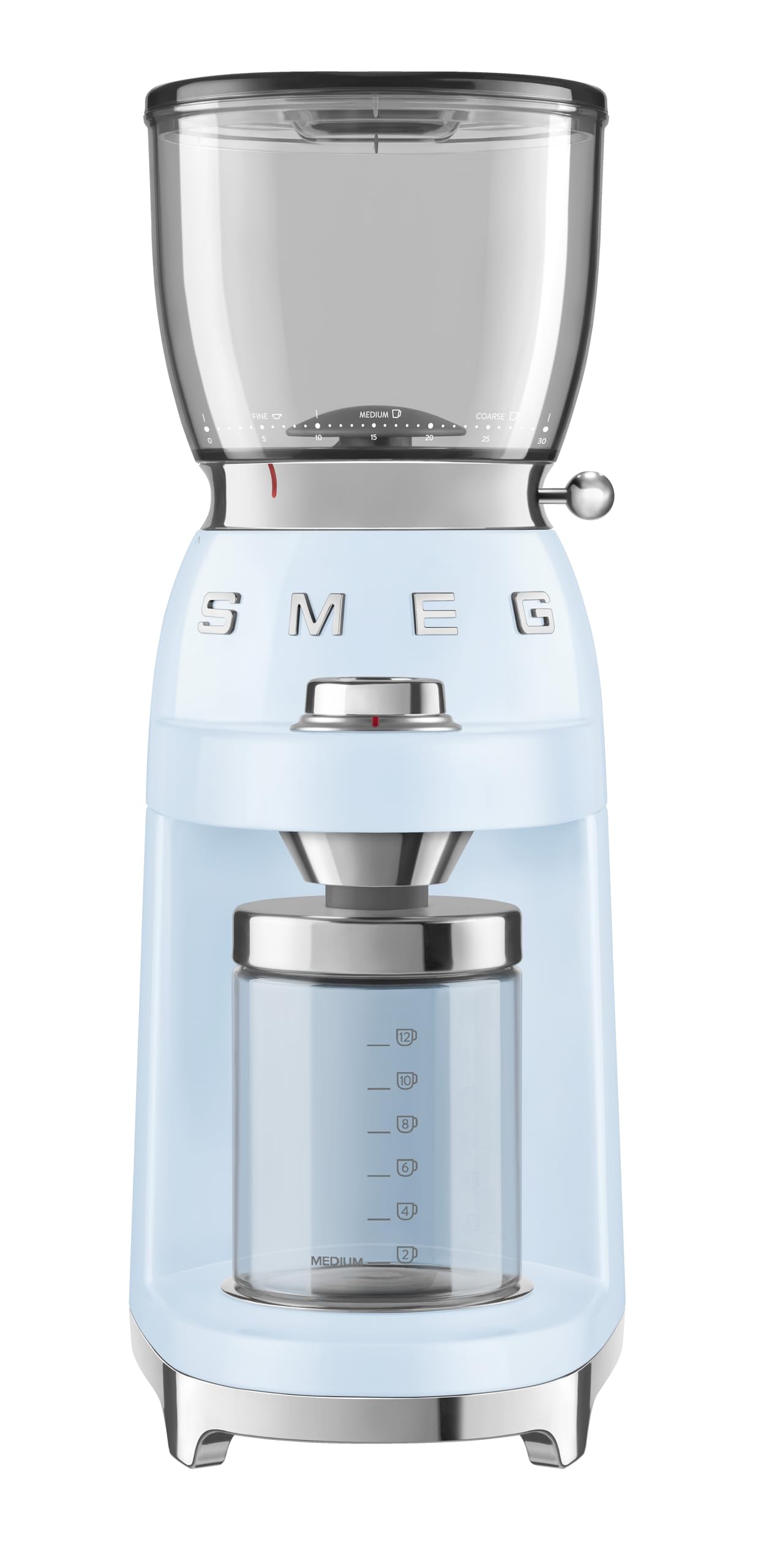 Molinillo De Café Smeg Cgf11, De Estilo Retro, Color Azul