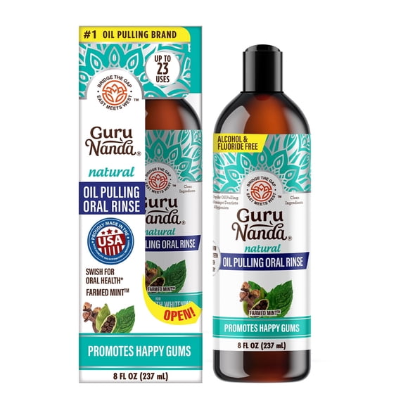Enjuague Bucal GuruNanda Oil Pulling Cocomint 237ml Vitaminas