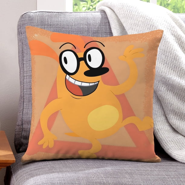 ¡Fetch! con Ruff Ruffman Fundas de almohada de terciopelo con tema, regalos de funda de almohada, decoración para el hogar, cojín de lanzar, regalo de cumpleaños para fans y parejas.30*30cm.