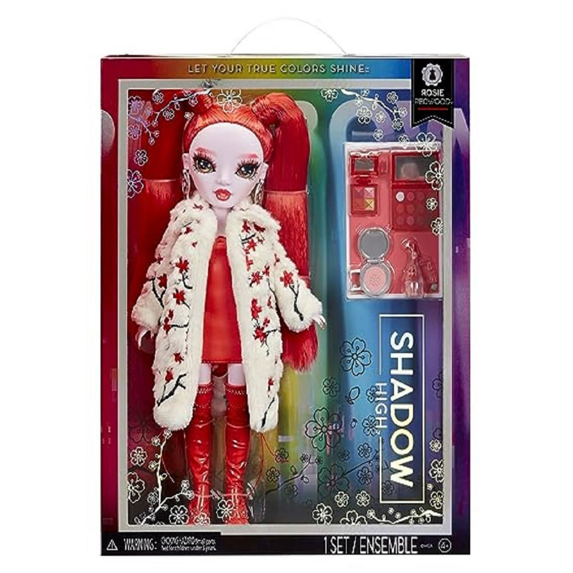 Muñeca Moderna Rainbow High Shadow High Rosie, Roja. Fashion