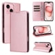 thumbnail image 1 of Funda Cartera para iPhone 15 con Ranuras Tarjetas y Soporte - Protección Completa Oro rosa, 1 of 5