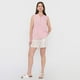 thumbnail image 4 of Blusa Mujer Sin Mangas Cuello Mao Palo Rosa Corona, 4 of 5