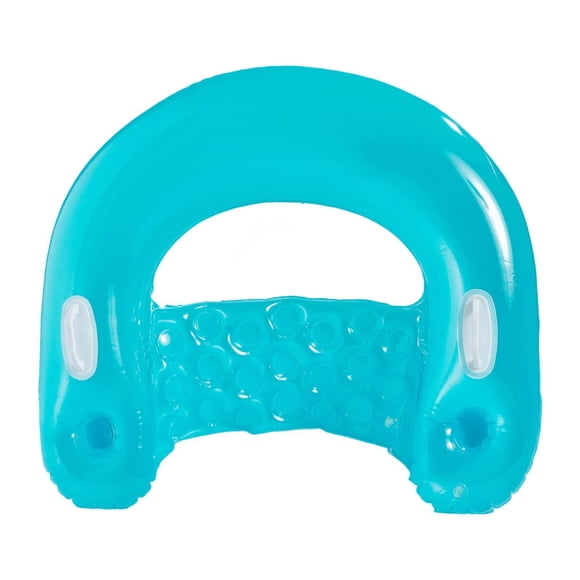 Flotadores Inflables Para Piscina Con Portavasos, Asiento Portátil Para Piscina, Para Nadar En La Playa, Color Azul