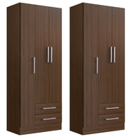 Genérico - Combo Closet 3P + Closet 3P Cacao B3232
