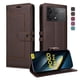 thumbnail image 1 of Premium Wallet Case for Xiaomi Poco F6 Pro 5G with Card Slots & Kickstand, Flip Cover Brown, 1 of 6