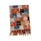 thumbnail image 2 of Bufanda, Pañuelo, Diseño De Estampado De Gatitos color Naranja, 2 of 2