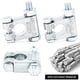 thumbnail image 4 of Terminales de Batería QWORK 8 pares para poste superior con tornillo de 3/8", 4 of 8