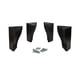 thumbnail image 1 of Kit de 4 patas para cama europeo Rosen/ Flex/Cic negro, 1 of 2