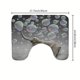 thumbnail image 1 of 1pc Waterproof Elephant Shower Curtain with 12 Hooks, Non-Slip Bathroom Rug, Toilet U-Shape Mat, and Toilet Lid Cover Pad - Adorable Bathroom Decor, 1 of 5