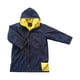thumbnail image 2 of Niños Con Capucha Cambio De Bata Chaqueta Traje Outwear Abrigo De Lluvia Cálido Surf Swim Parka Deep Blue Yellow, 2 of 5