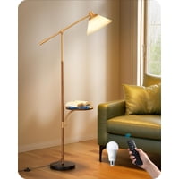 Lámpara De Pie Edishine De 172 Cm Con Brazo Ajustable, Control Remoto, 110 V