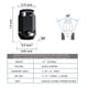 thumbnail image 3 of Tuercas de Rueda Shu‑Ran 1/2"‑20 Paquete de 16 Negro para Carrito de Golf, 3 of 7