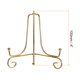 thumbnail image 2 of Uxcell 2Pack 4 Inch Soportes de Platos para Exhibición Caballete Plegable de Hierro, Dorado, 2 of 5